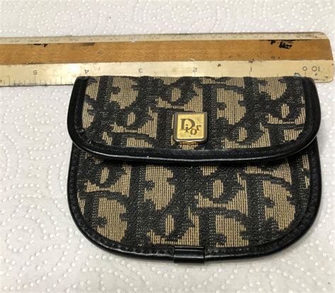 dior coin purse|authentic dior monogram wallet.